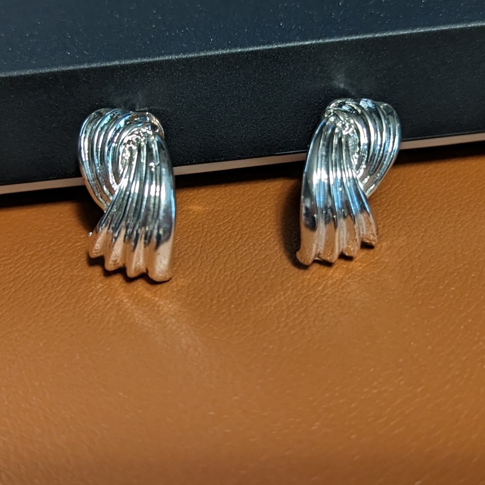 Napier clip on earrings